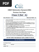 Nso Sample Paper Class-3 2025-26 | PDF