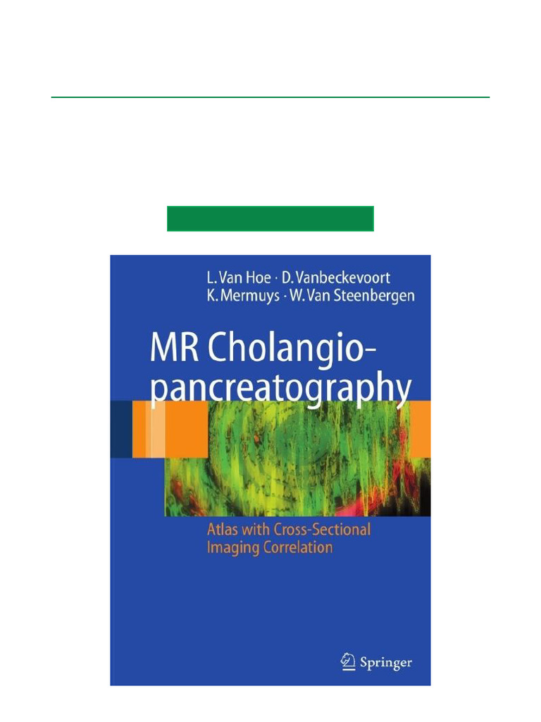 MRCP Atlas: Imaging Techniques & Insights | PDF | Magnetic Resonance ...