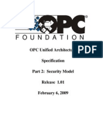 OPC UA Part 2 - Security Model 1.01 Specification