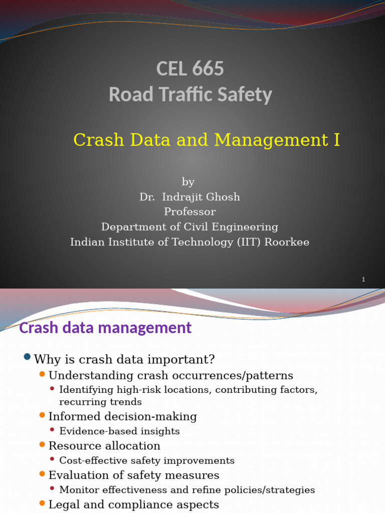 Crash Data Management Insights 665 | PDF | Traffic Collision | Safety