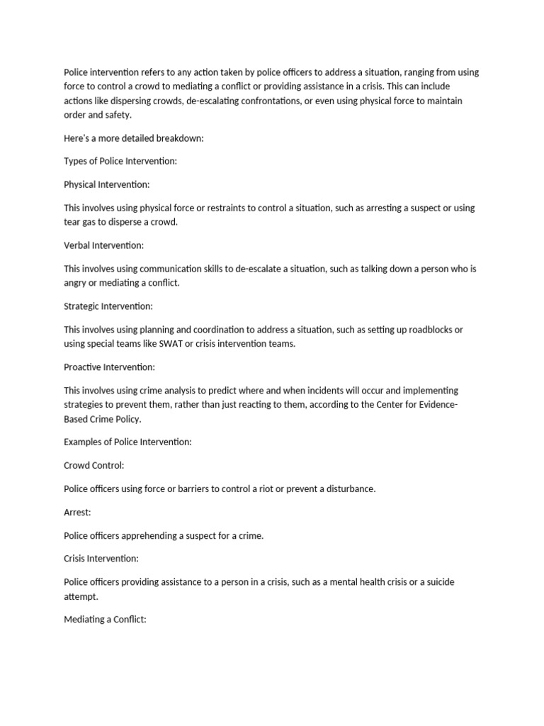 Police interven-WPS Office | PDF