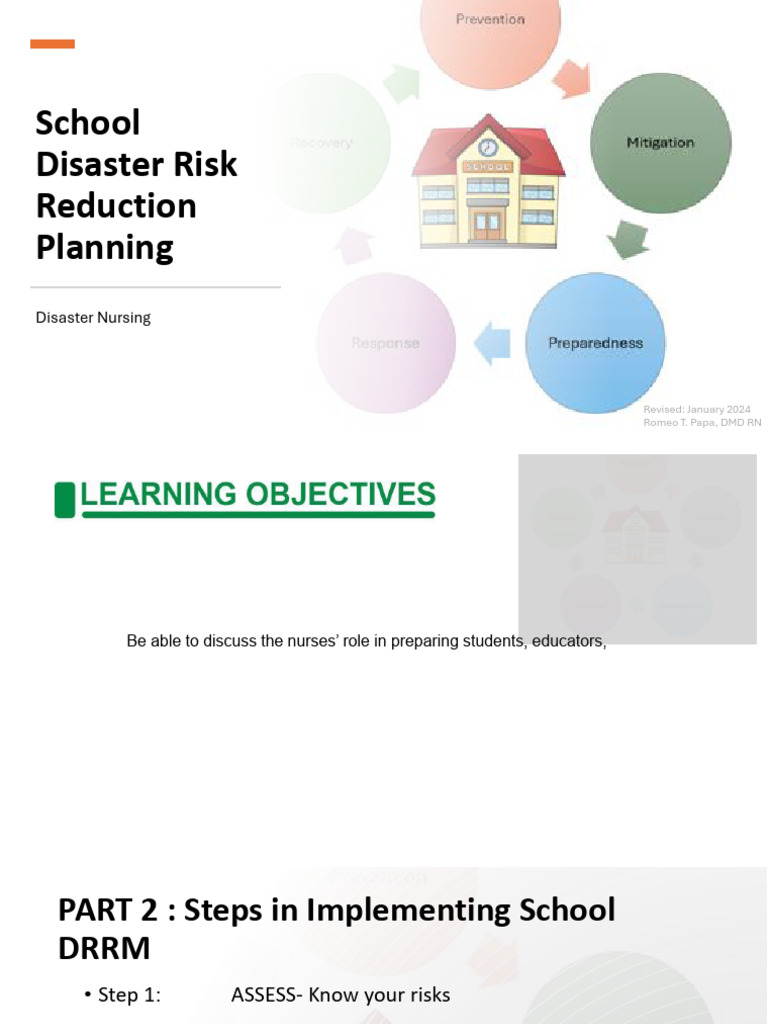 School Disaster Risk Reduction Guide | PDF | Emergency Management | Risk