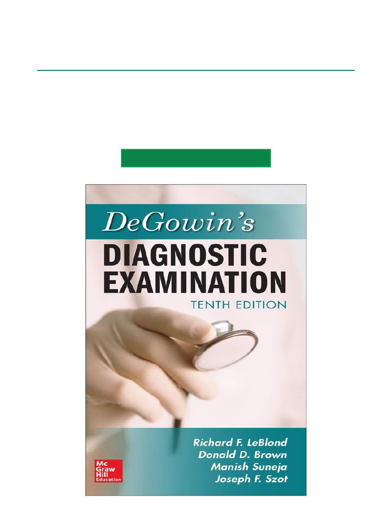 DeGowin's Diagnostic Examination 10th Ed. | PDF | Thorax | Mouth