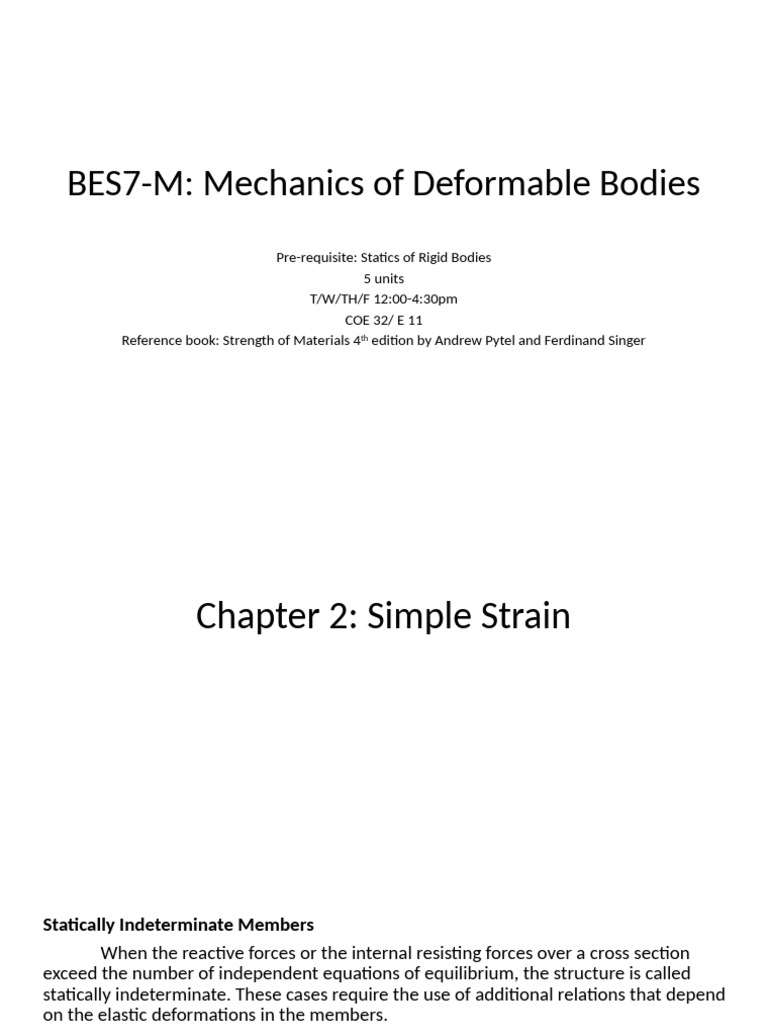 Simple Strain Part 2 | PDF