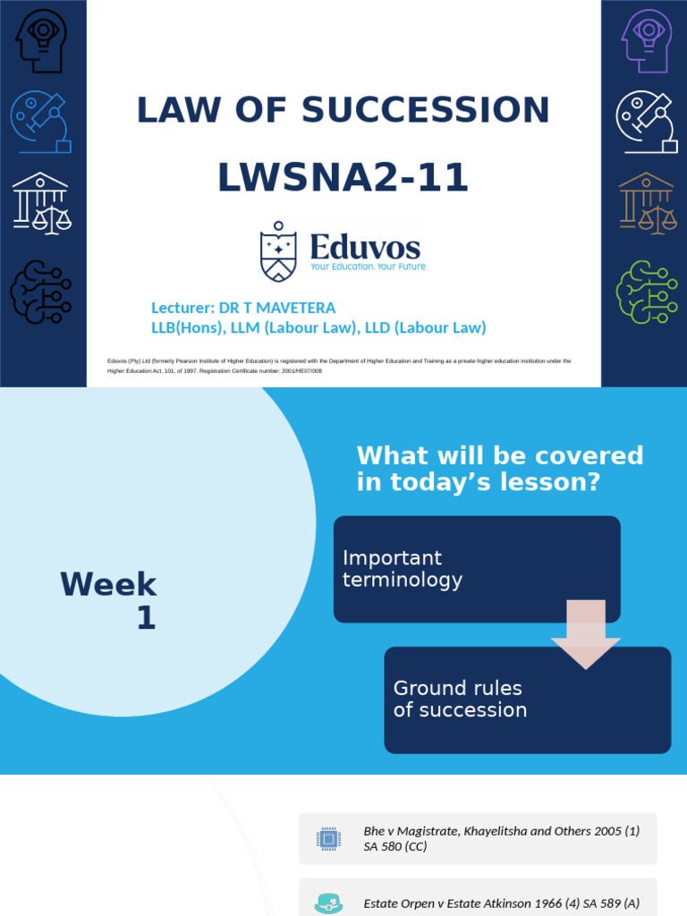 LWSNA2 Class Week 1 Part 2 2 | PDF | Will And Testament | Civil Law ...