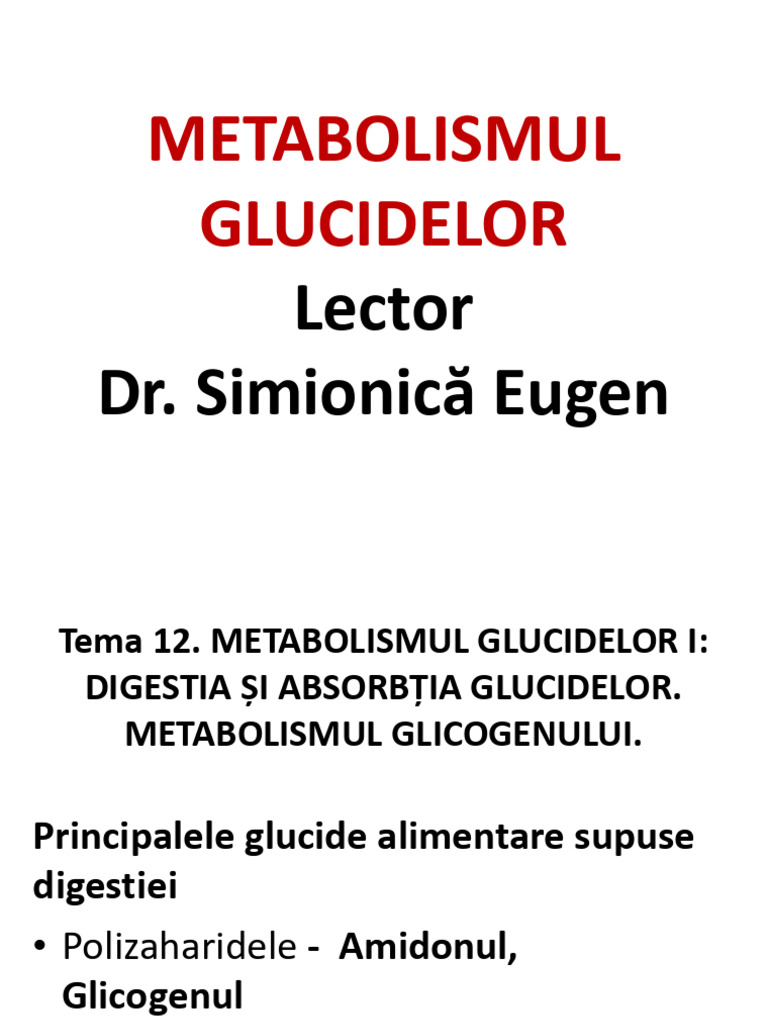 Metab Glucide 2025-115977 | PDF