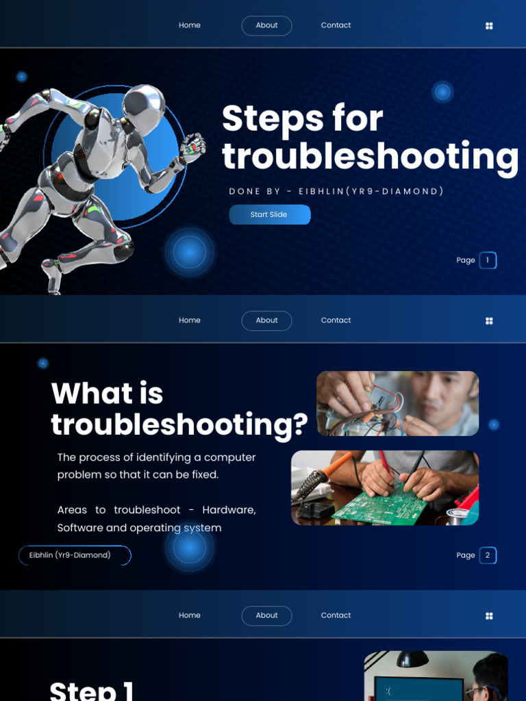 Steps For Troubleshooting - 20241118 - 190654 - 0000 | PDF