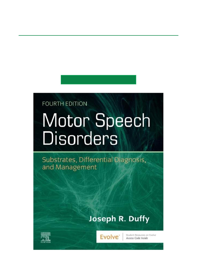 構音障害　Motor Speech Disorders Motor Speech Disorders - 9780323530545