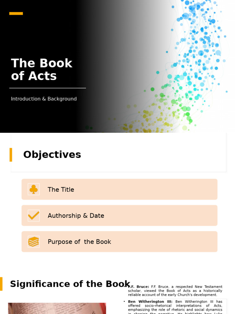 Overview of the Book of Acts | PDF | Acts Of The Apostles | Gospel Of Luke