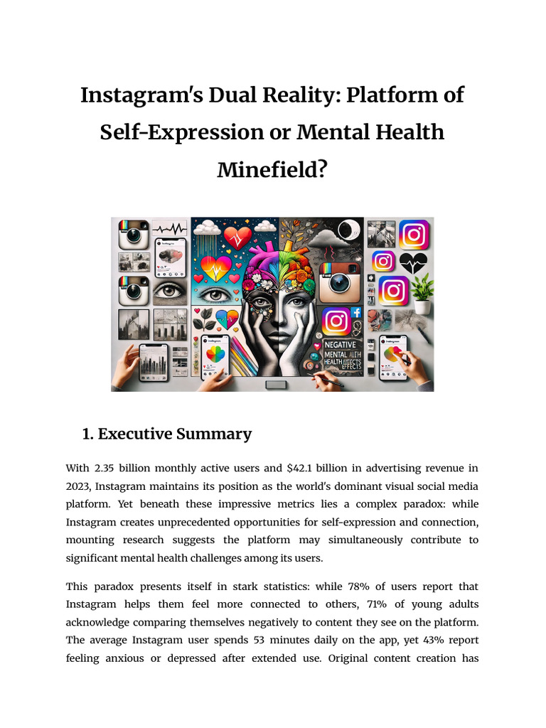 Reading 6 - Instagrams Dual Reality | PDF | Social Media | Popular ...