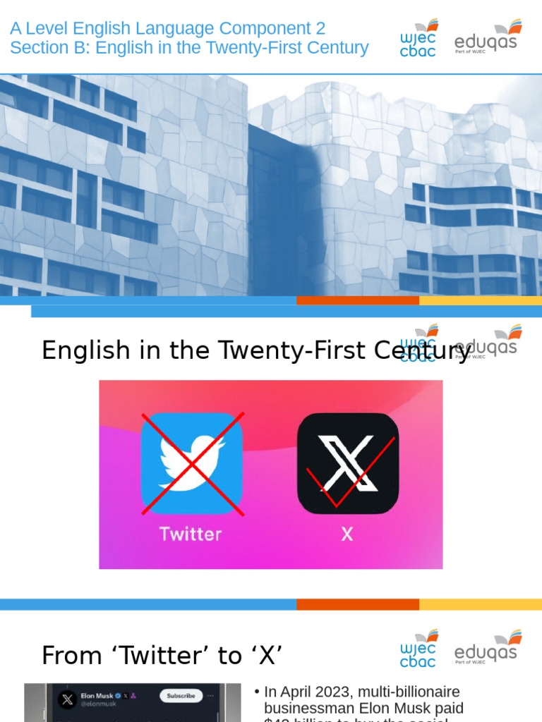 Changes to Twitter Brand and Features | PDF | Verb | Elon Musk