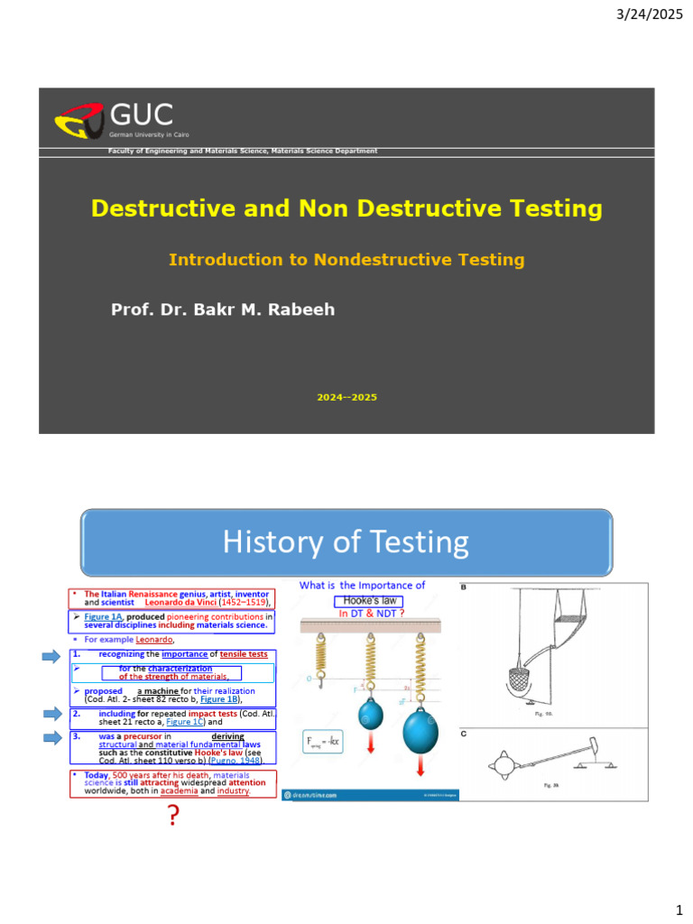 Nondestructive Testing in Materials Science | PDF | Nondestructive ...