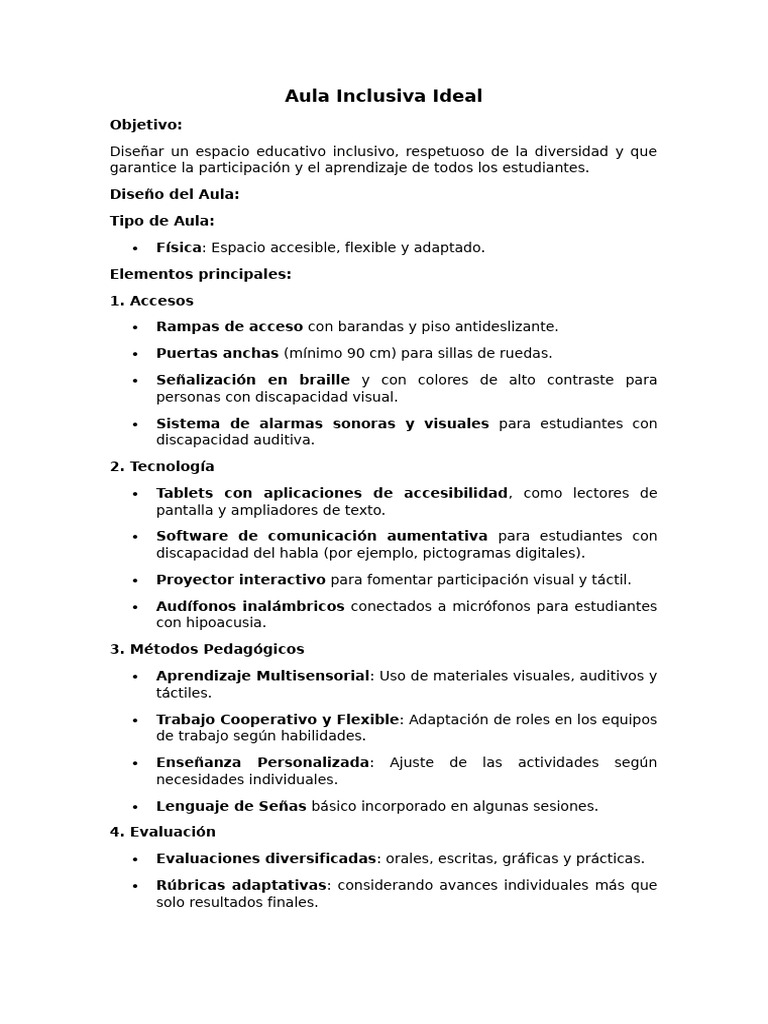 aula inclusiva | PDF
