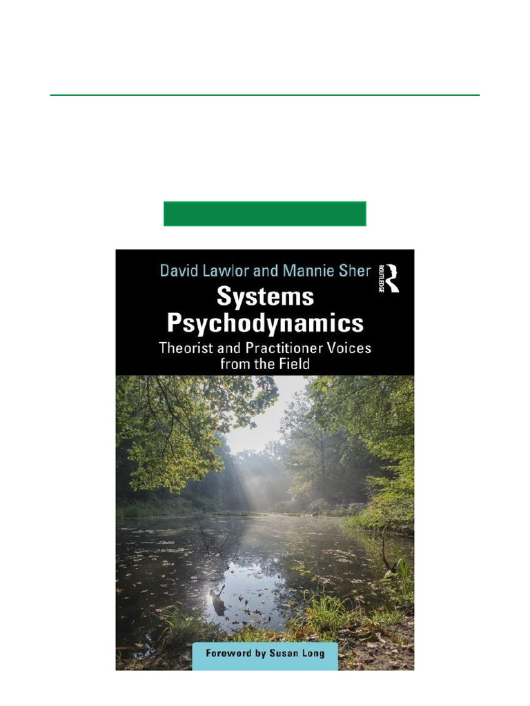 Systems Psychodynamics Theorist and Practitioner Voices From The Field ...