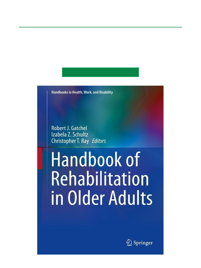 Handbook of Rehabilitation in Older Adults Annotated PDF Download | PDF ...