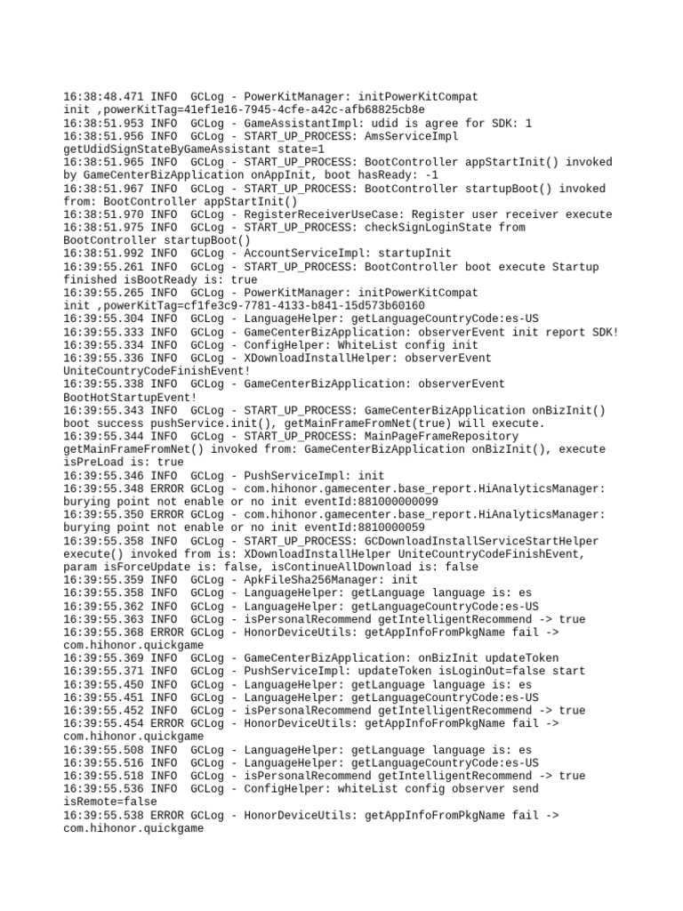 Game Center Initialization Log Analysis | PDF | Hypertext Transfer ...