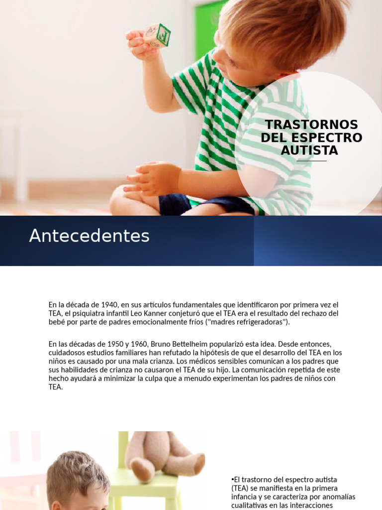 Trastorno Autista | PDF | Autismo | Desorden hiperactivo y deficit de ...