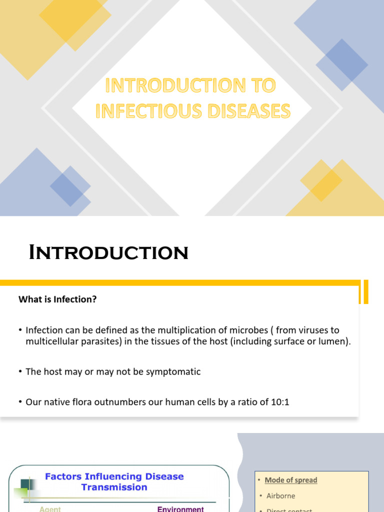 1 Introduction To Infectious Disease Lab Diagnosis Pdf Microbiology