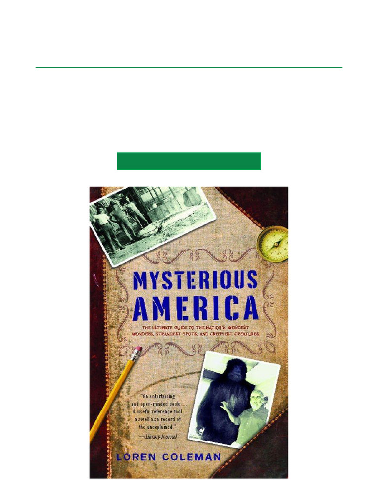 洋書 Mysterious America by Loren Coleman Mysterious America by Loren Coleman