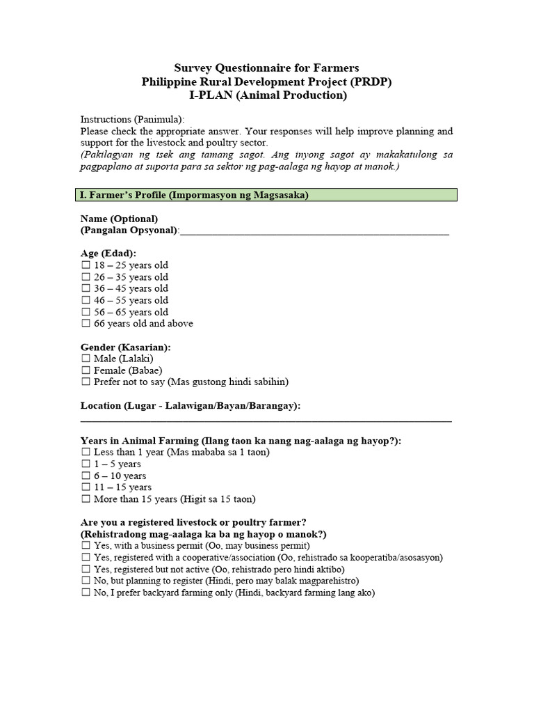 I-Plan PRDP SQ | PDF