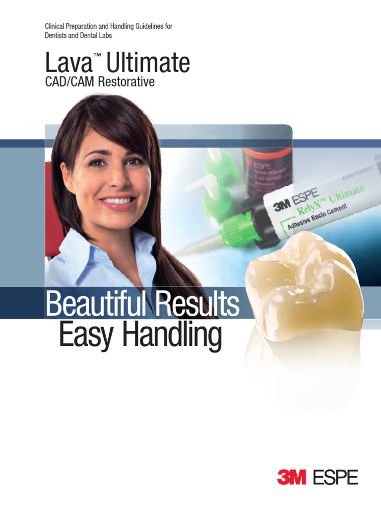Lava Ultimate CAD/CAM Restorative Guide | PDF | Secondary Sector Of The ...