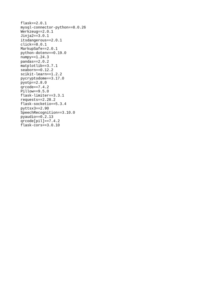 Python Package Dependencies List | PDF