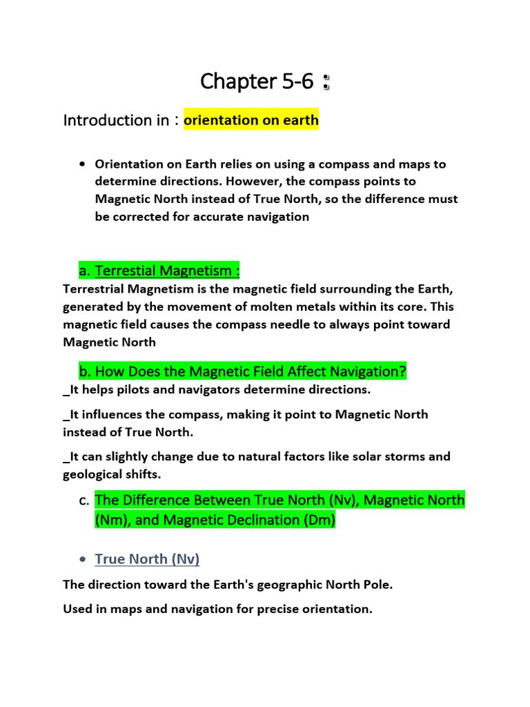 Chapter 5 6 | PDF | Compass | Navigation