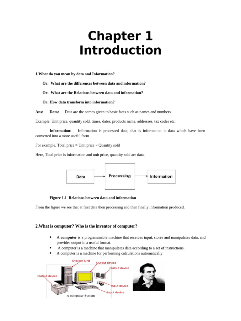 Data and Computer Basics Explained | PDF | Barcode | Programming