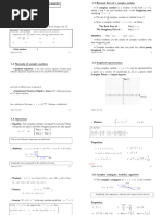 College Algebra Formula Cheat Sheet | PDF