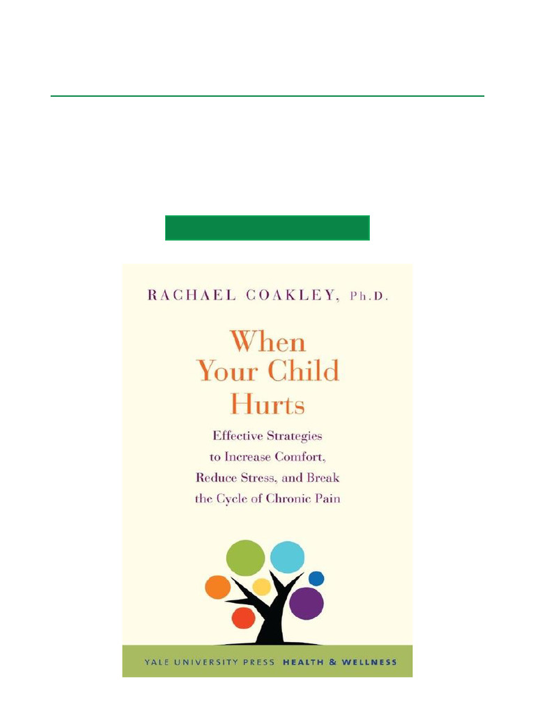 Strategies for Managing Child Pain | PDF | Pain | Chronic Condition