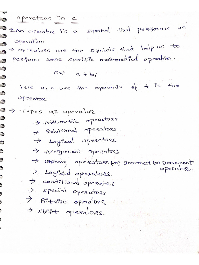 Operators | PDF