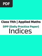Class 11 Applied Mathematics Practice | PDF | Logarithm | Arithmetic