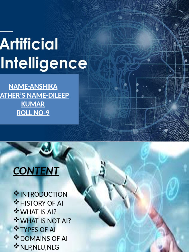 Overview of Artificial Intelligence Concepts | PDF
