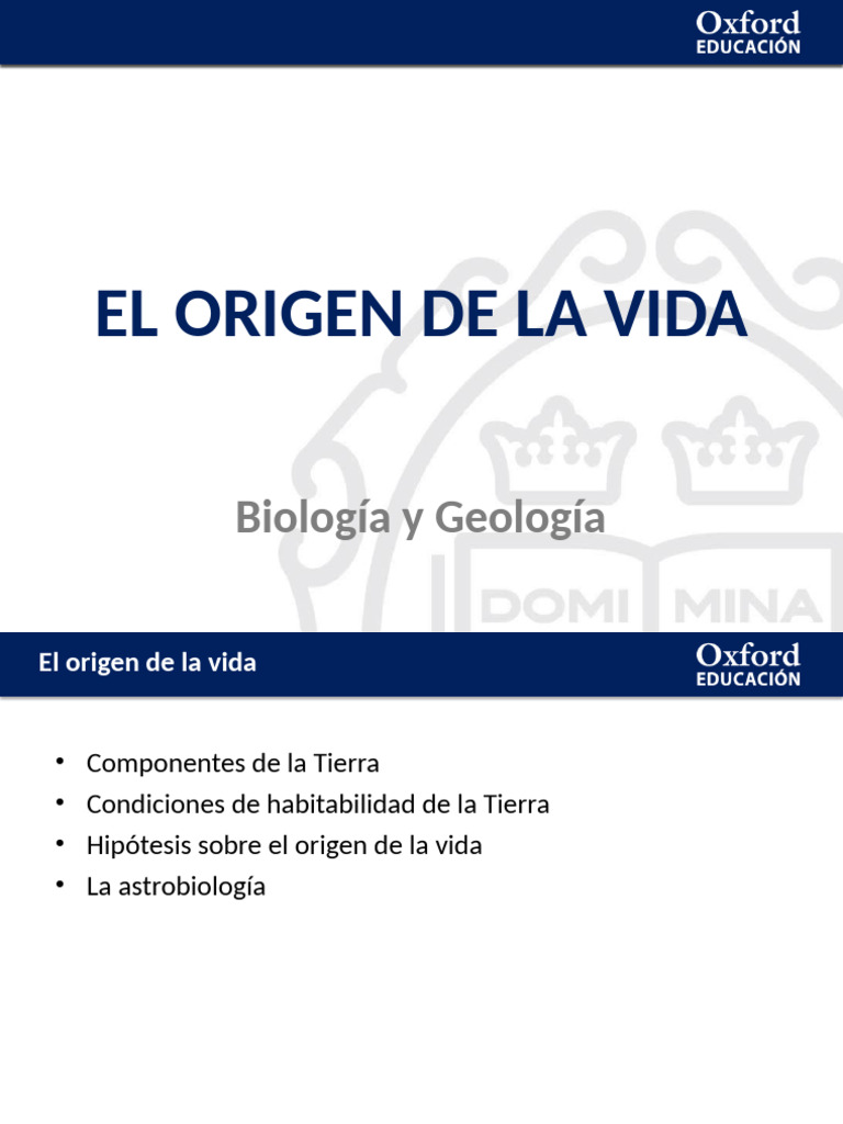 Hipótesis sobre el origen de la vida | PDF | Abiogénesis | Tierra