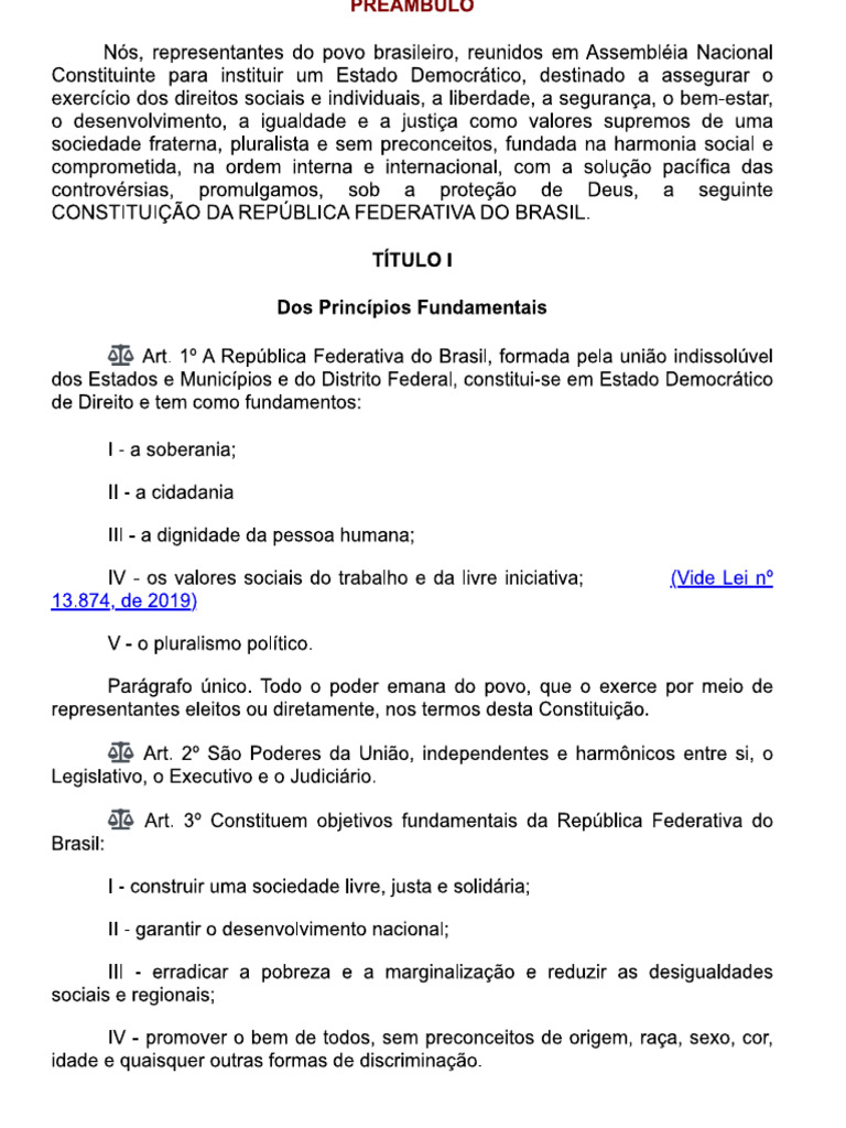 Constituição Federal De 1988 Pdf