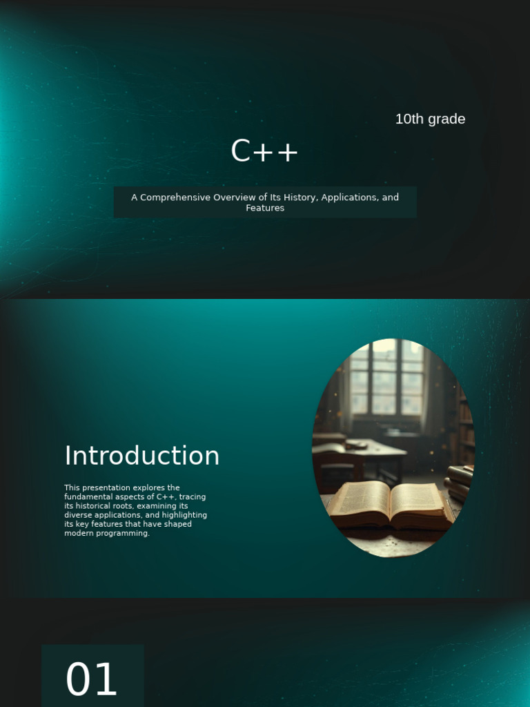 C++: History, Applications, Features | PDF | C++ | Computer Programming