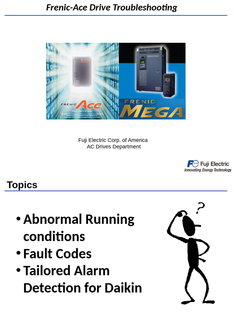 Frenic-Ace Drive Troubleshooting Guide | PDF | Power Inverter | Power ...