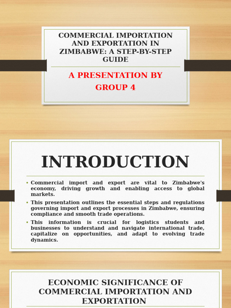 Import License and Goods Regulations Zimbabwe | PDF | Customs | Bill Of ...