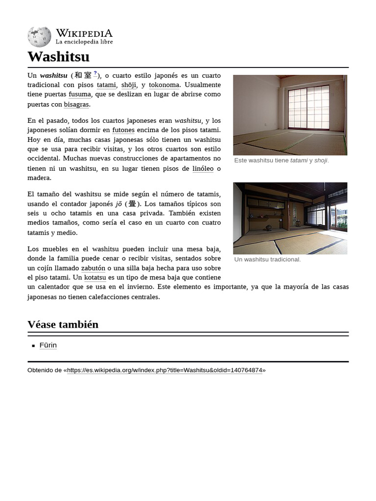 Washitsu | PDF