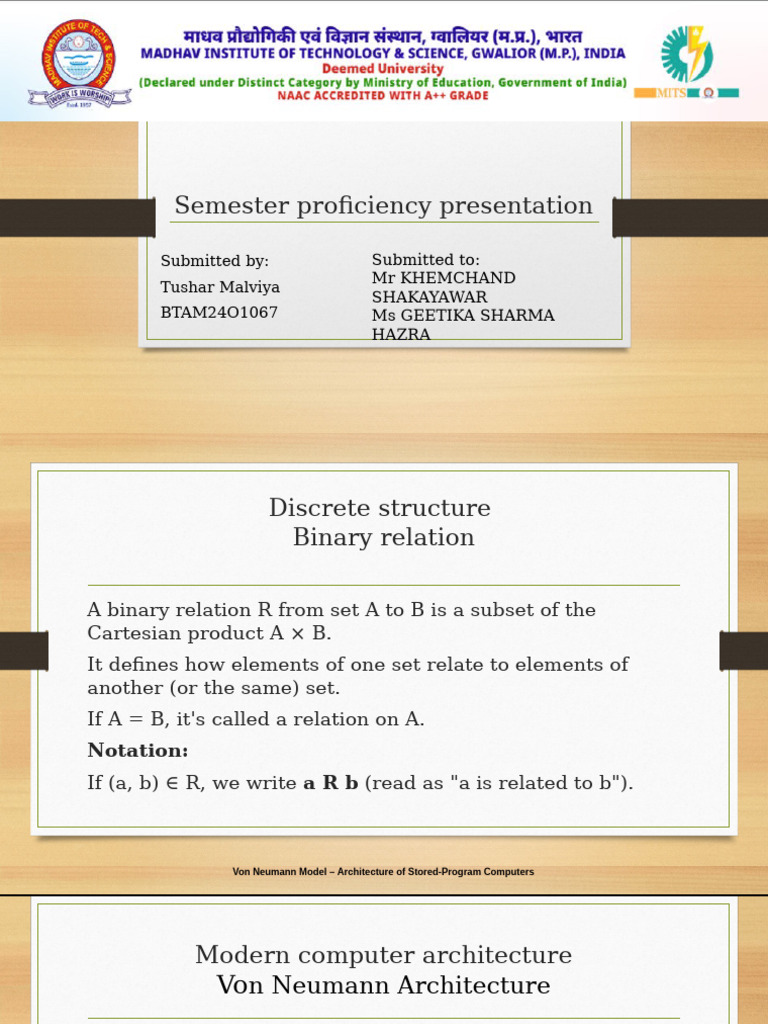 Semester Proficiency Presentation Overview | PDF