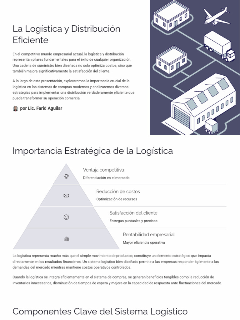 La-Logistica-y-Distribucion-Eficiente | PDF | Logística | Cadena de ...