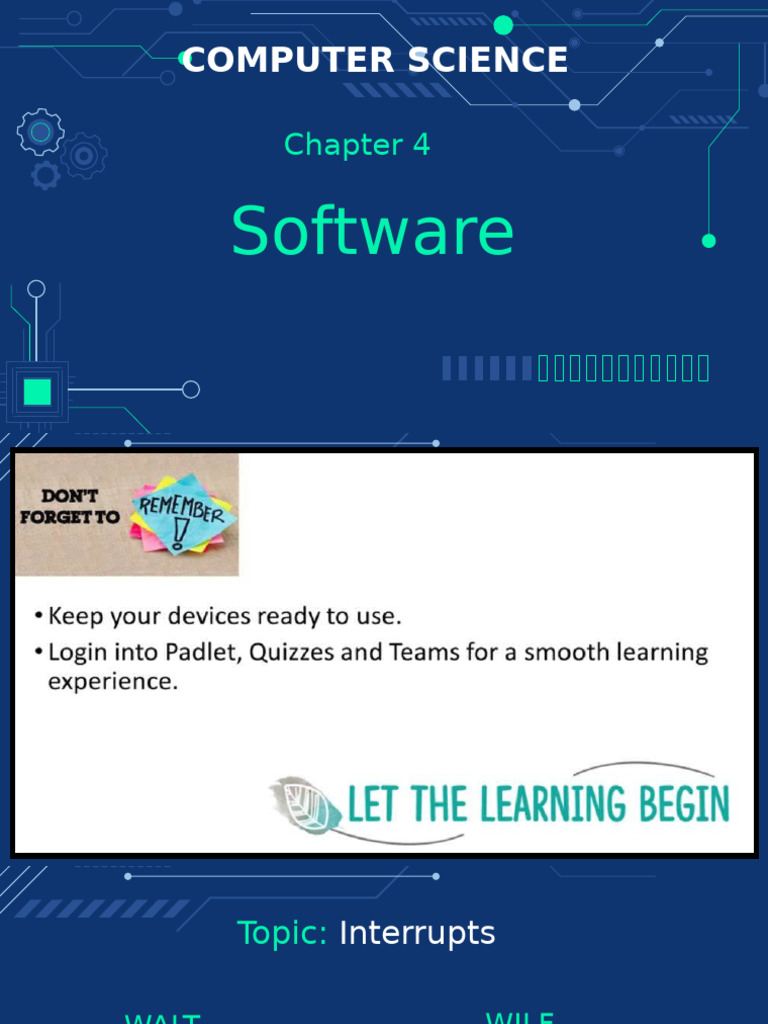 Understanding Interrupts in Computer Systems | PDF | Computer Hardware ...