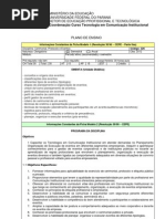 Plano de ensino TCI _Cerimonia Protocolo Eventos 3º período 2012