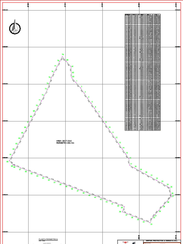 PLANO GEODESIA CESAR-PE-1-SUNARP | PDF