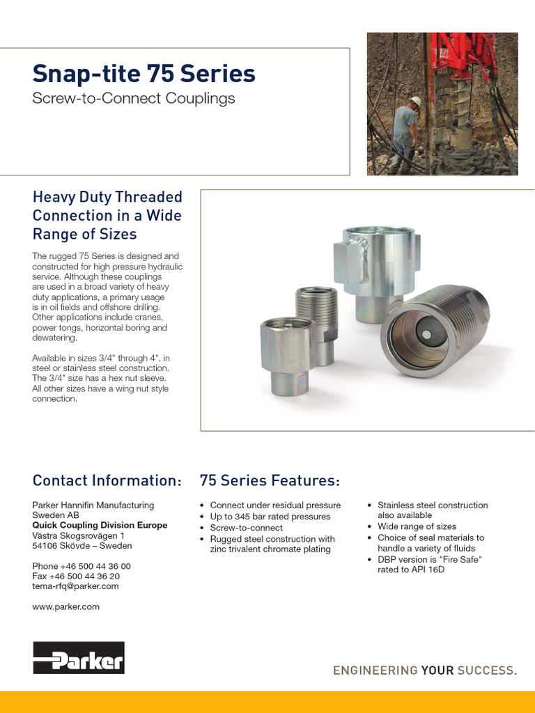 75 Series Heavy Duty Couplings | PDF | Mechanical Engineering