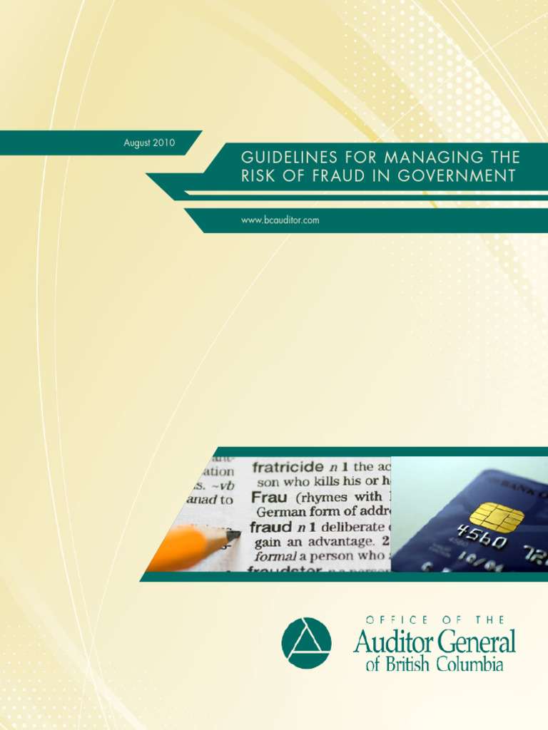 Managing Fraud Risk in Government | PDF | Fraud | Internal Control