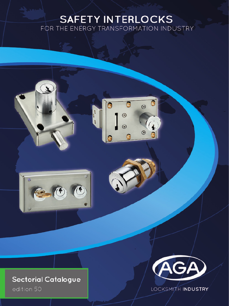 Safety Interlocks and Locking Solutions | PDF | Screw | Rotation