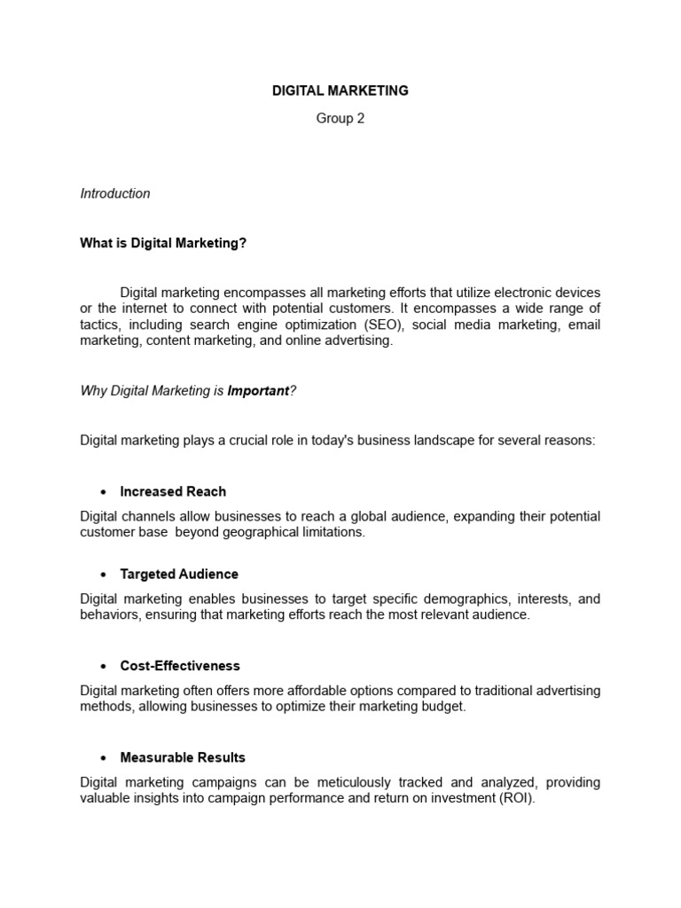 Essential Digital Marketing Strategies | PDF | Digital Marketing ...