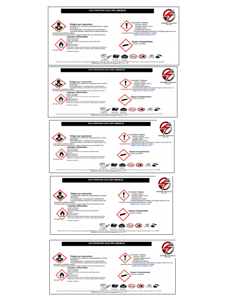 Rotulo Gas Propano | PDF