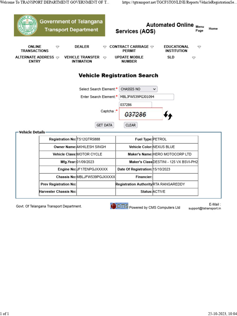 AKHILESH TR | PDF | Land Vehicles | Vehicles